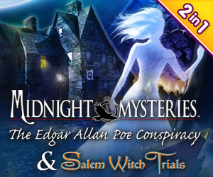 Midnight Mysteries Bundel: Edgar Allen Poe Conspiracy en Salem Witch Trials (2-in-1)