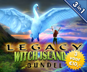3 voor €10 Legacy Witch Island 1-2-3
