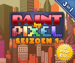 3 voor €10: Paint by Pixel 1-2-3