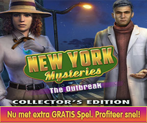 New York Mysteries 4 – The Outbreak Collector’s Edition + Gratis Extra Spel New York Mysteries 4 – The Outbreak Collector’s Edition + Gratis Extra Spel