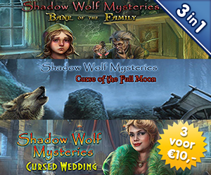 3 voor €10: Shadow Wolf Mysteries 1 - 2 - 3 3 voor €10: Shadow Wolf Mysteries 1 - 2 - 3