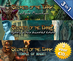 3 voor €10: Secrets of the Dark 1 - 2 - 3 3 voor €10: Secrets of the Dark 1 - 2 - 3