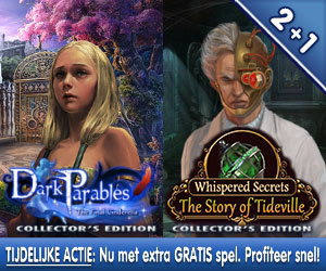 2+1: Dark Parables: The Final Cinderella CE + Whispered Secrets - Tideville CE + Extra spel