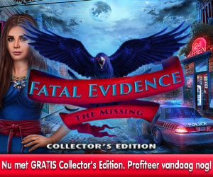 Fatal Evidence - The Missing Collector’s Edition + Gratis Extra Spel