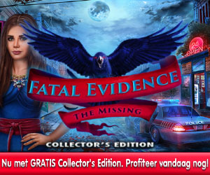 Fatal Evidence - The Missing Collector’s Edition + Gratis Extra Spel Fatal Evidence - The Missing Collector’s Edition + Gratis Extra Spel