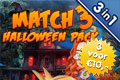3 voor €10: Match 3 Halloween Pack