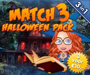 3 voor €10: Match 3 Halloween Pack