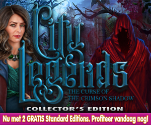 City Legends - The Curse of the Crimson Shadow Collector’s Edition + 2 Gratis Standard Editions City Legends - The Curse of the Crimson Shadow Collector’s Edition + 2 Gratis Standard Editions
