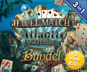 3 voor 10: Jewel Match Atlantis Solitaire