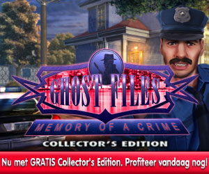 Ghost Files: Memory of a Crime Collector’s Edition + Gratis Extra Spel Ghost Files: Memory of a Crime Collector’s Edition + Gratis Extra Spel