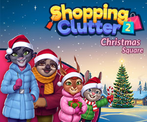 Shopping Clutter 2 - Christmas Square