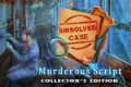 Unsolved Case: Murderous Script Collector's Edition