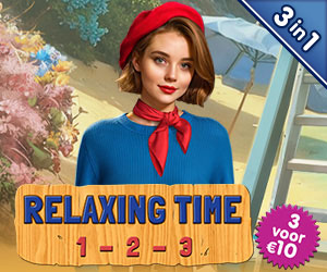 3 voor €10: Relaxing Time 1-2-3 3 voor €10: Relaxing Time 1-2-3