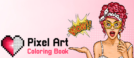 Pixel Art Coloring Book
