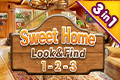 3 voor €10 - Sweet Home: Look and Find 1-2-3