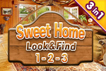 3 voor €10 - Sweet Home: Look and Find 1-2-3
