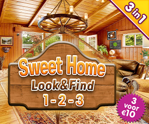 3 voor €10 - Sweet Home: Look and Find 1-2-3